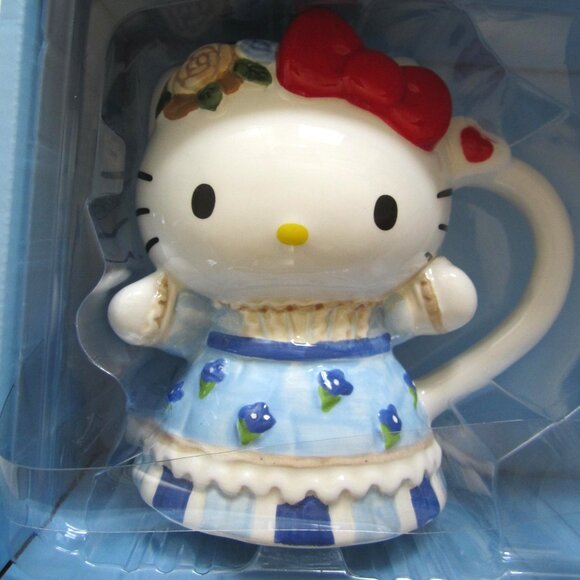 Hello Kitty Sanrio Blue Dress Mug - Picture 2 of 10